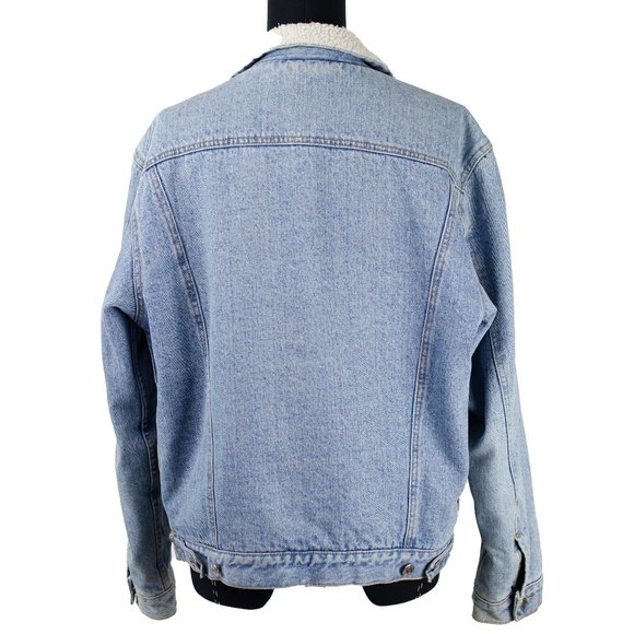 Denim Sherpa Jacket - Picture 4 of 6